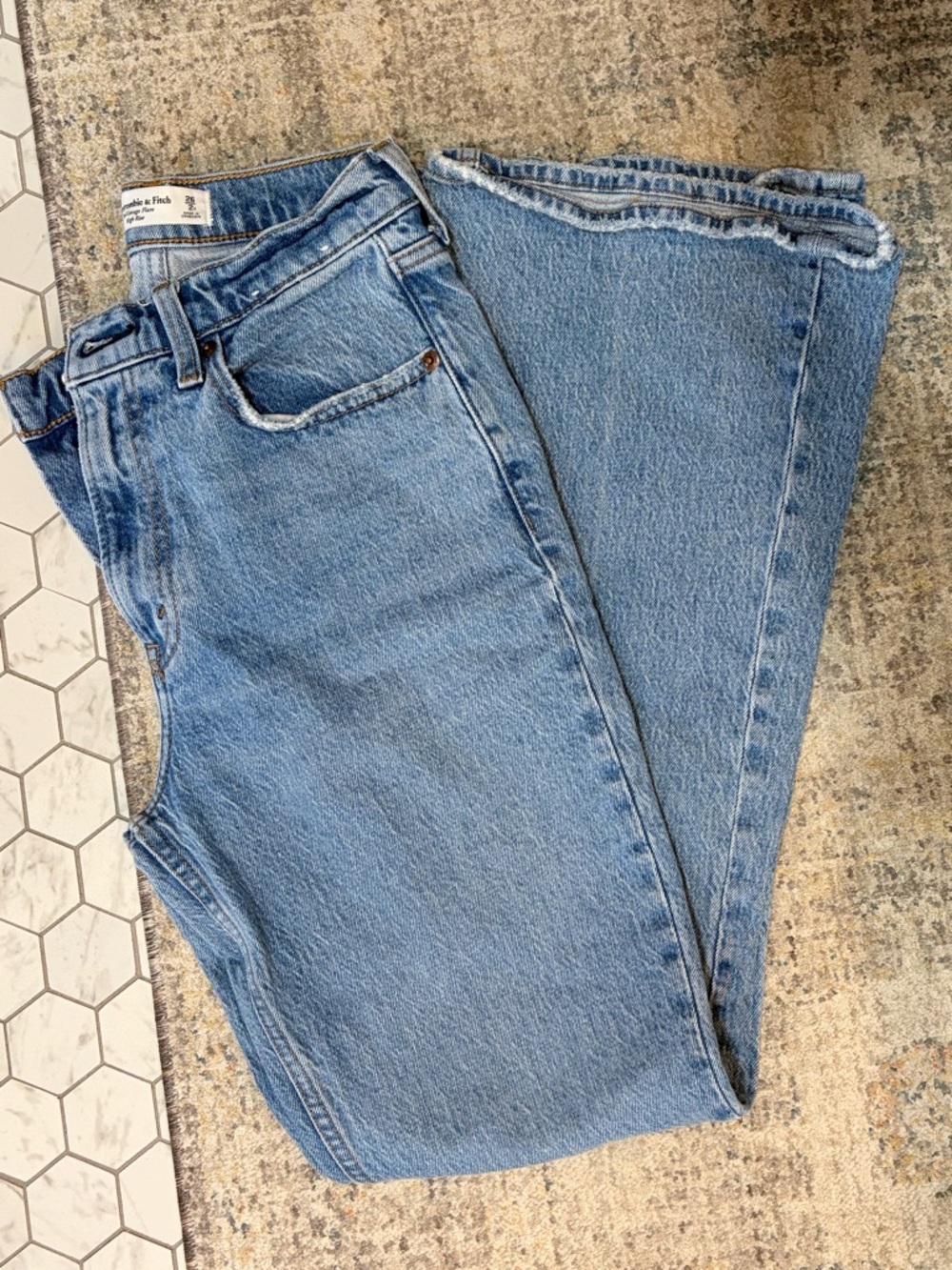 Abercrombie Vintage Flare High Rise Jeans
